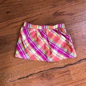 Carter’s Pink and Orange Plaid Skirt 9M